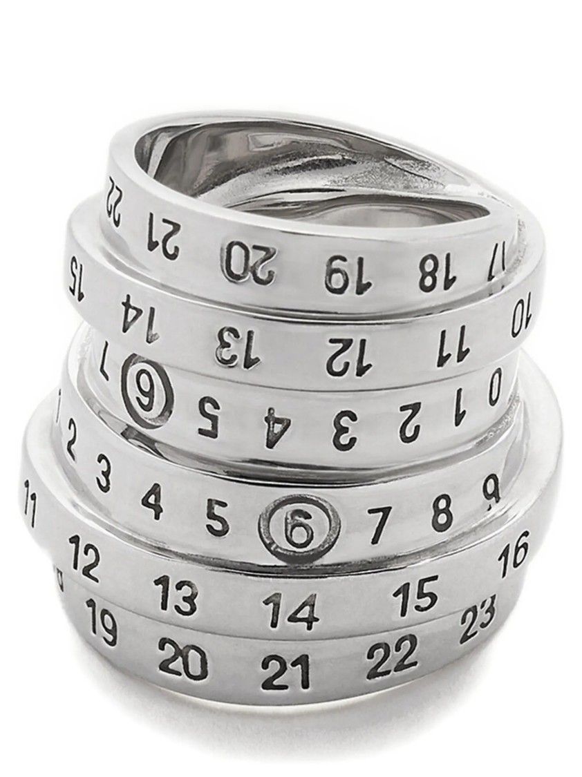 Mm6 Maison Margiela Mm6 By Maison Margiela Silver Logo Ring