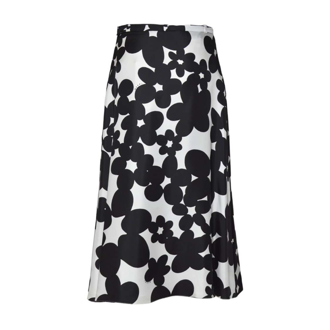 Marni Floral Pattern High Waist A-line Skirt