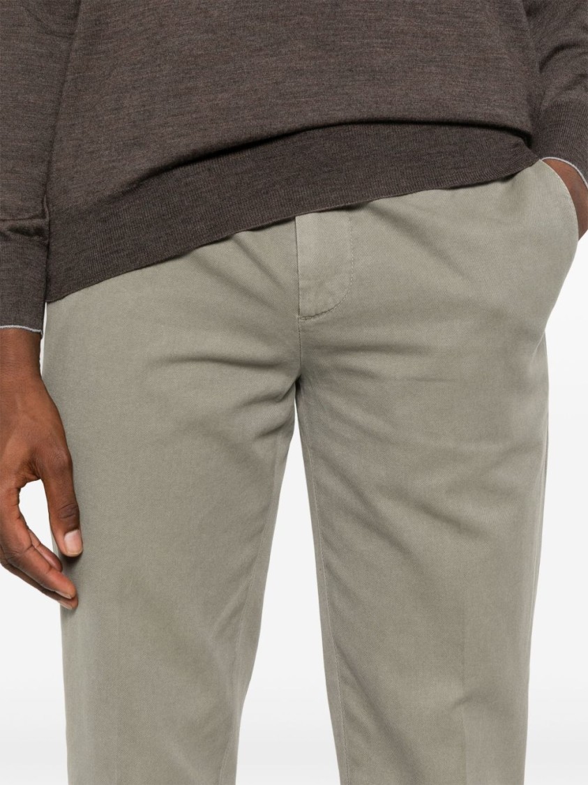 Brunello Cucinelli Tailored Trousers With Classic Waistband In Gray