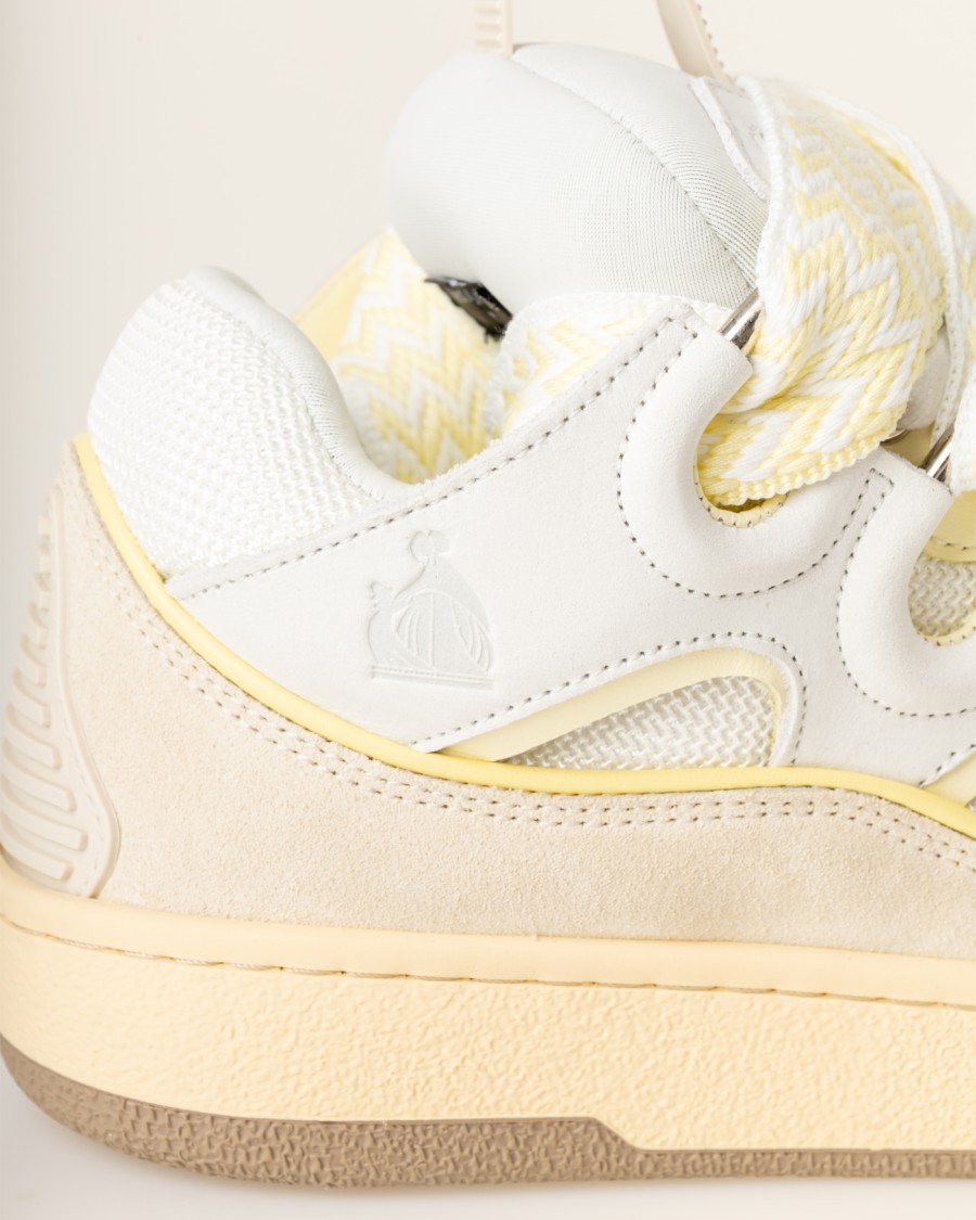Lanvin The Curb Sneaker In Neutral