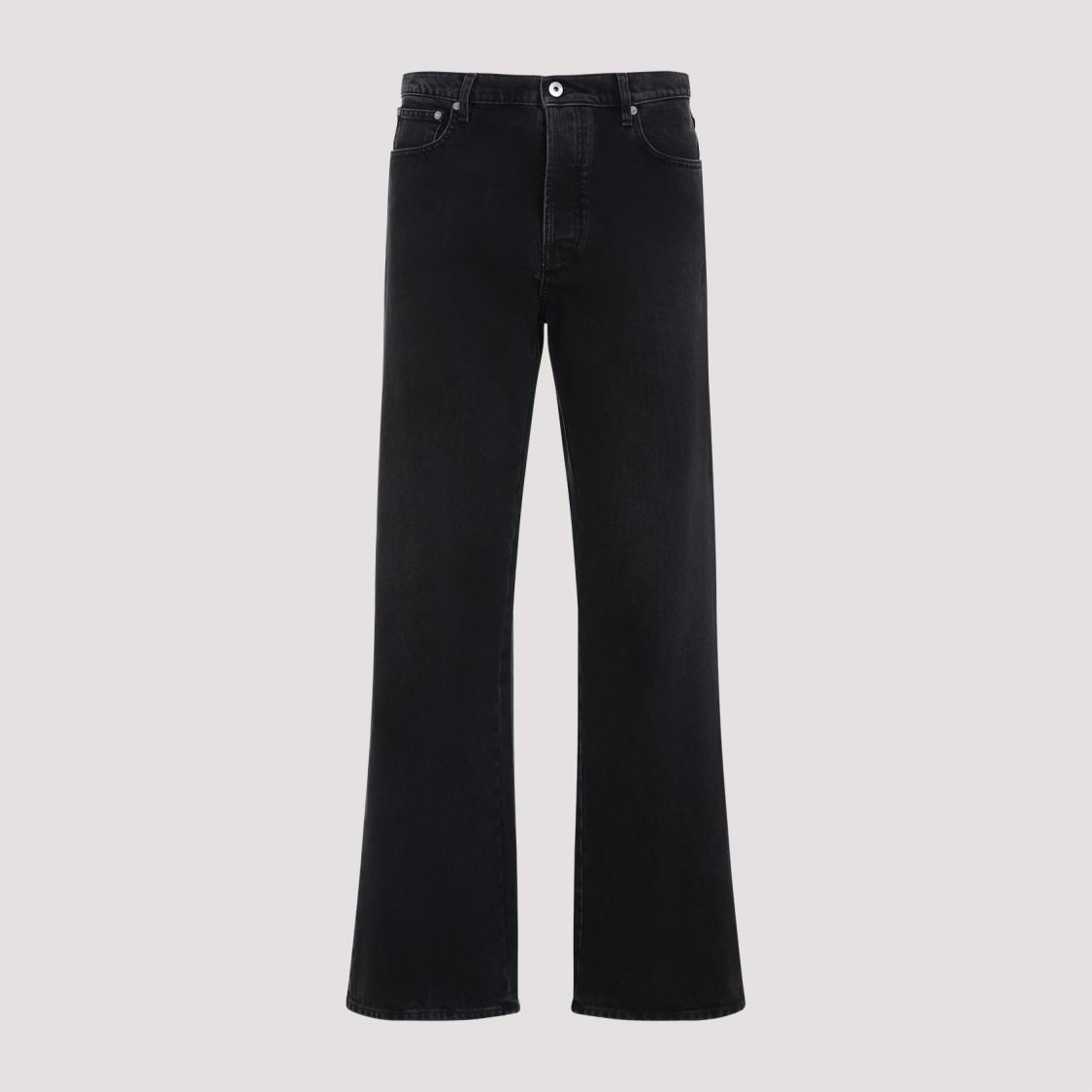 Off-white Relaxed Fit Diag Jeans In Black