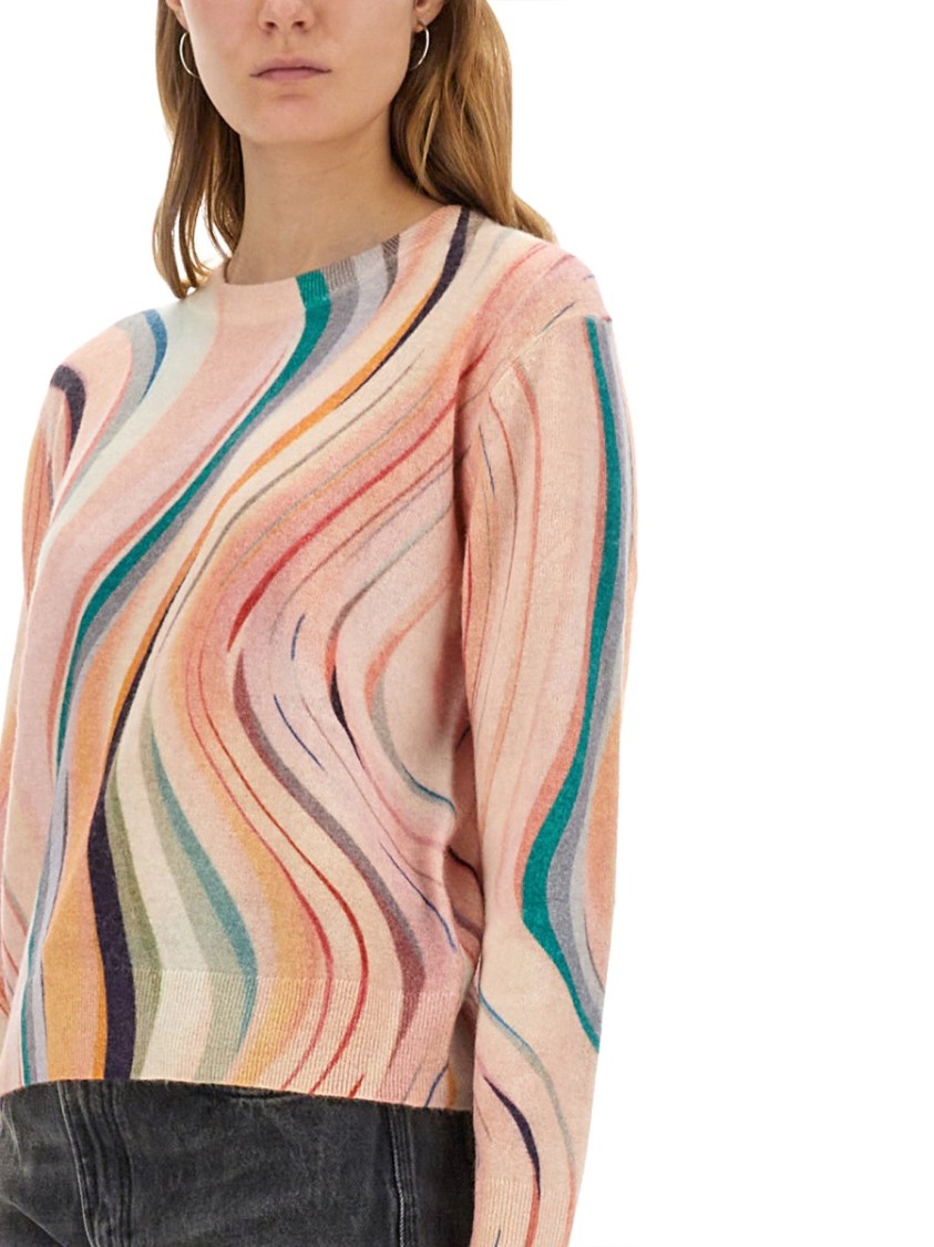 Ps By Paul Smith Ps Paul Smith Shirt With Silk Finish In Multicolor
