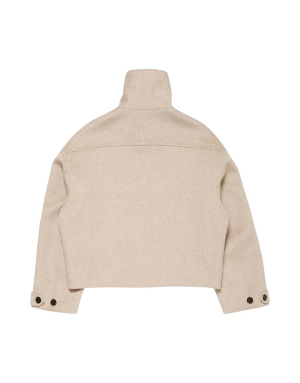 ジャケット・アウター t.b with cashmere ei カーキ エバーグリーン B-TRUEシープボアフリースジャケットL