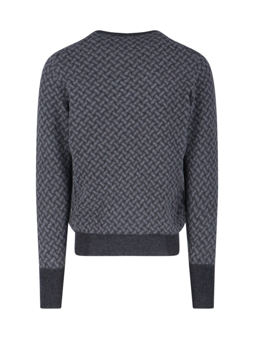 Drumohr Cashmere Sweater In Gray