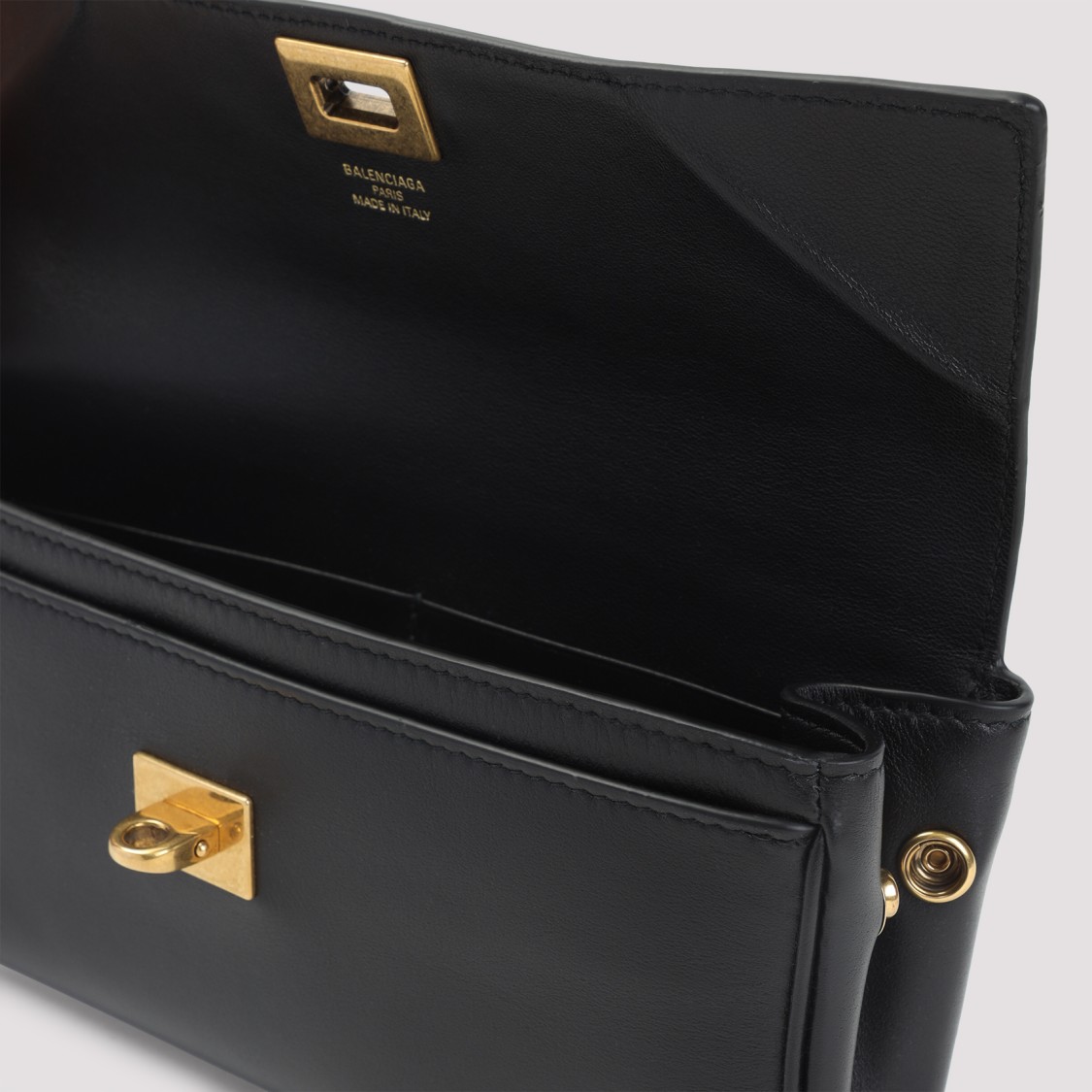 Balenciaga Black Calf Leather Rodeo Continental Wallet | THE