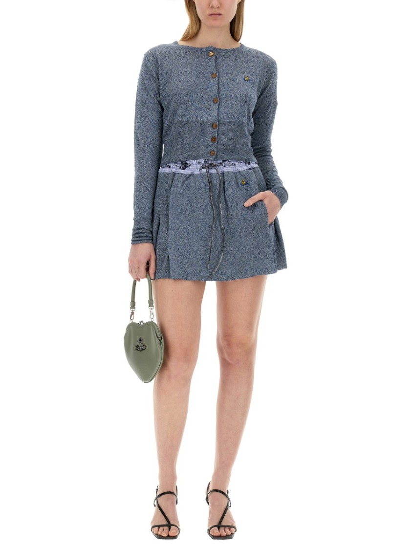 Shop Vivienne Westwood Kilt Bea In Blue