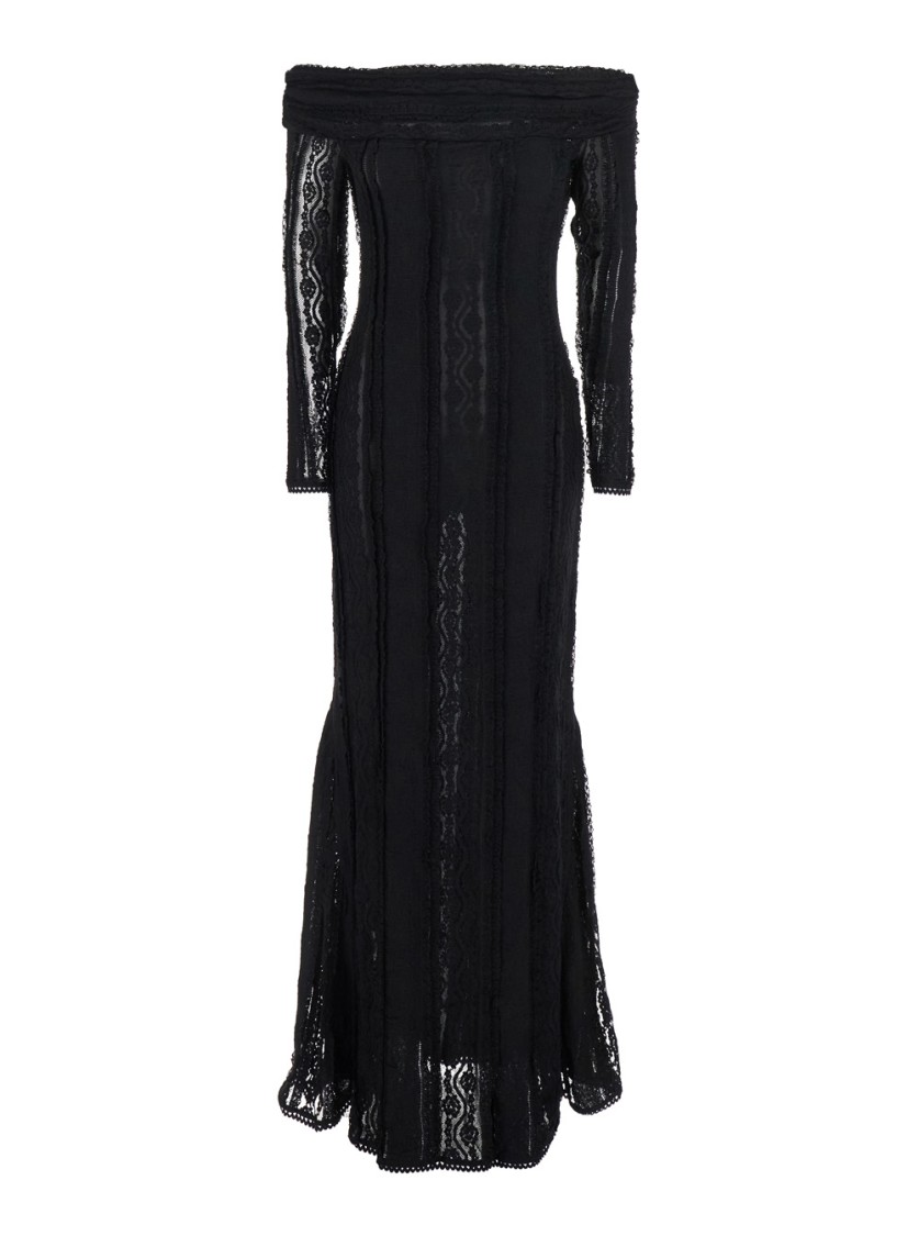 Charo Ruiz Lace Off-the-shoulder Minerva Dress