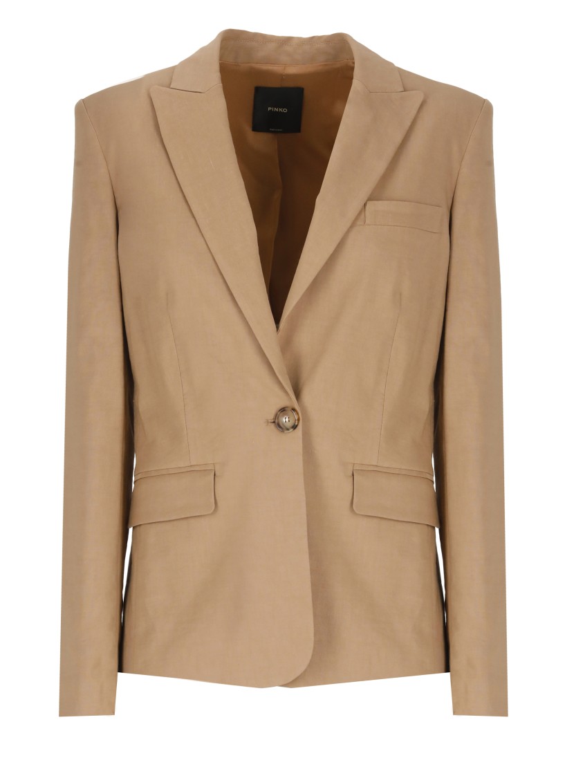 Pinko Equilibrato Pantalone Blazer In Brown
