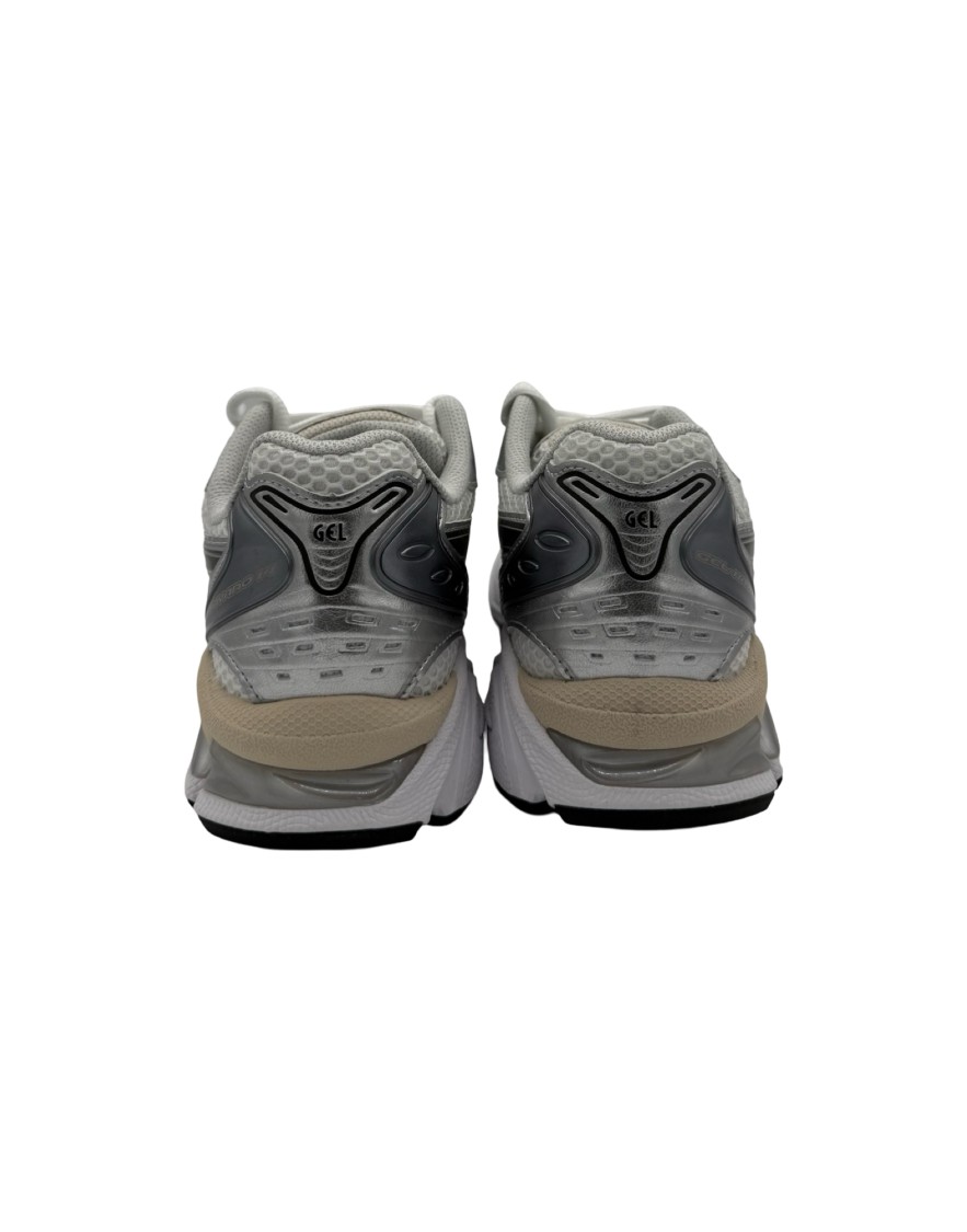 Asics Mesh Upper Athletic Sneakers With Cushioned Sole In Gray
