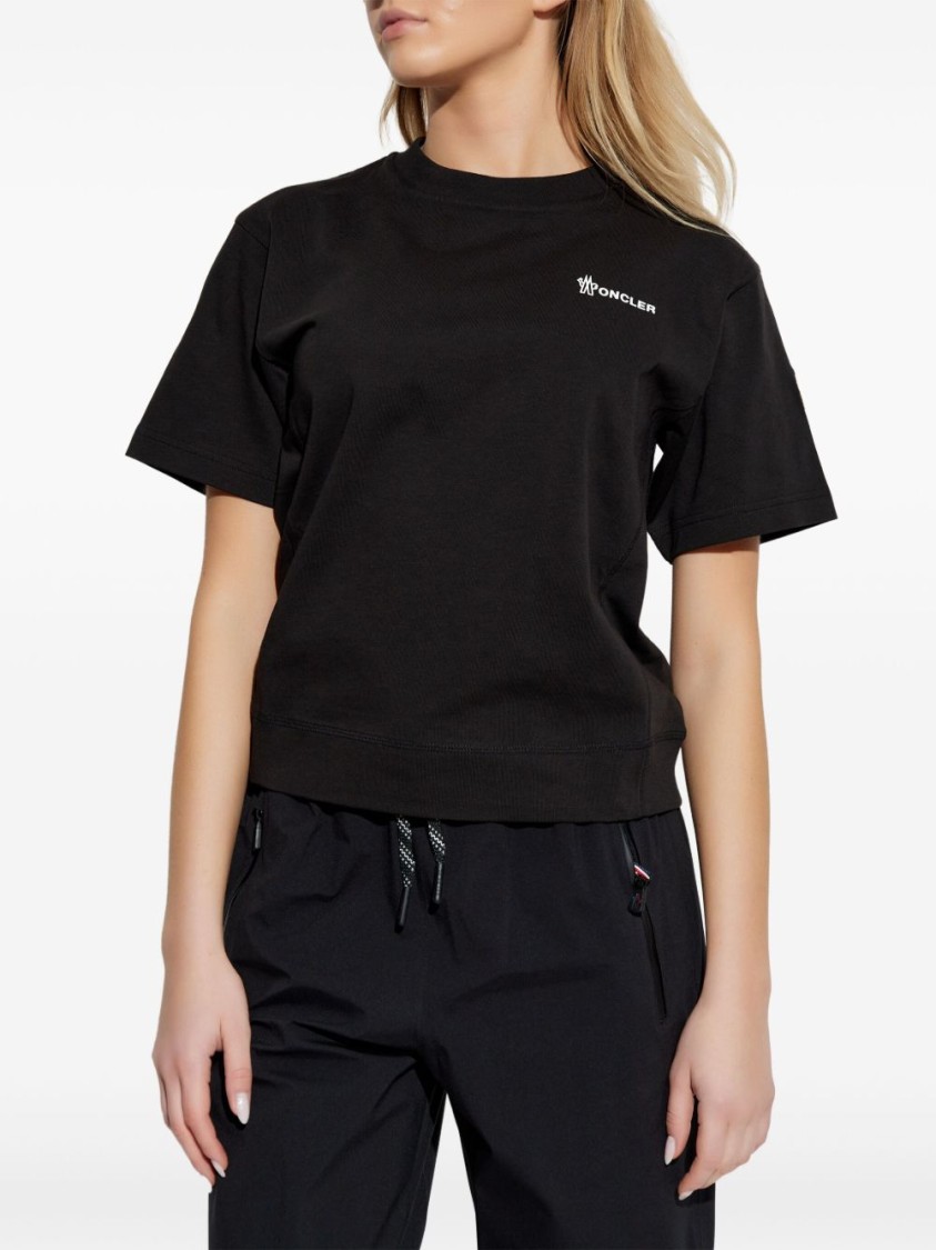 Moncler Grenoble T-shirts And Polos In Black
