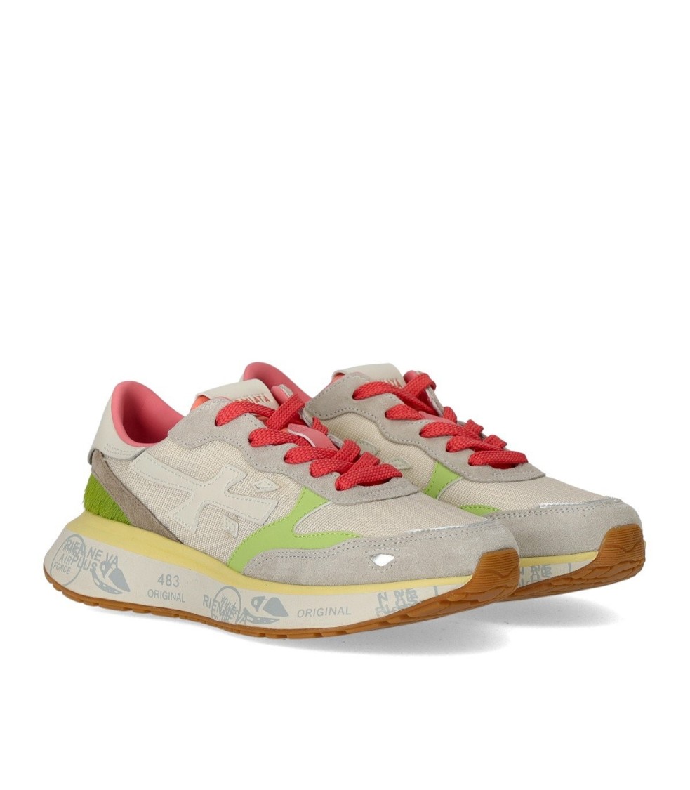 Shop Premiata Lauryn 7481 Sneaker In Neutrals