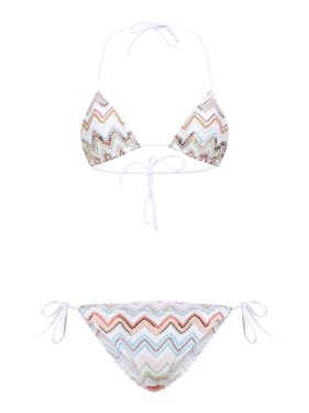 Missoni Degradè Embroidered Midi Dress With Halter Neckline