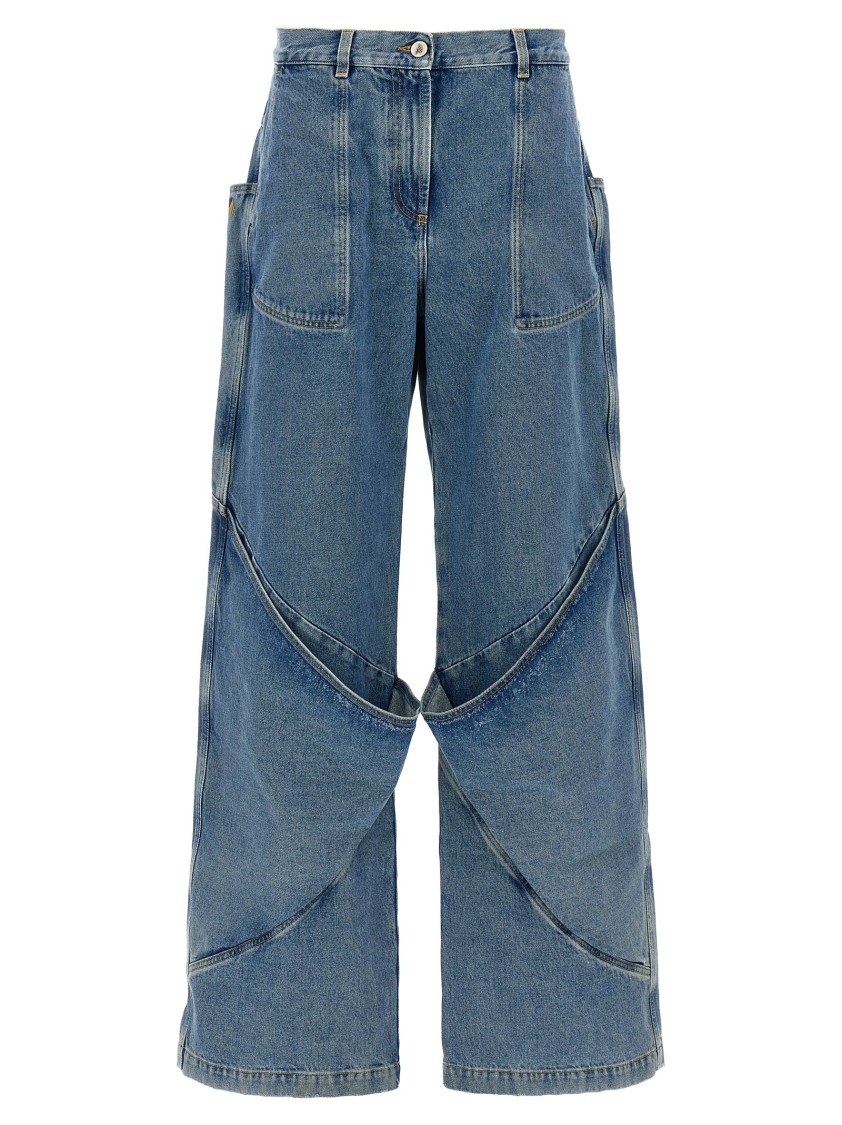 Attico Jeans In Blue