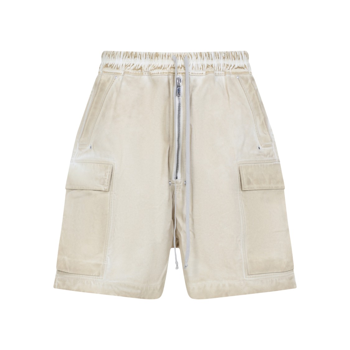 RICK OWENS DRKSHDW DRKSHDW BY RICK OWENS COTTON BERMUDA SHORTS WITH DRAWSTRING WAISTBAND