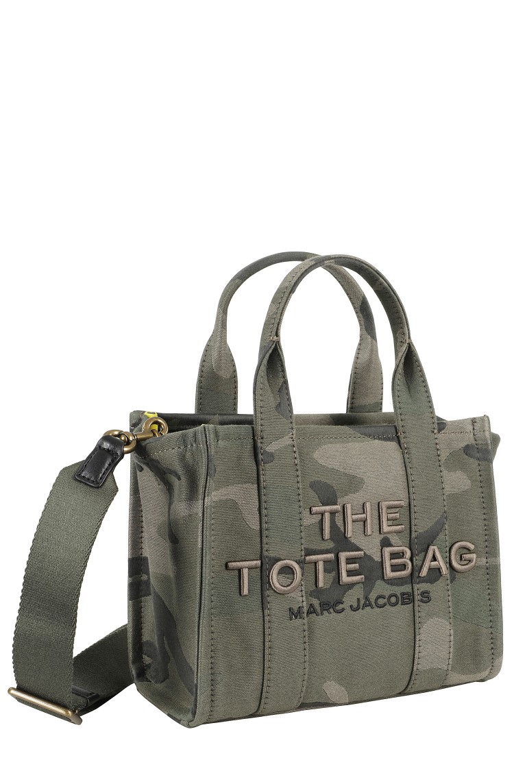 MARC JACOBS MARC JACOBS CAMOUFLAGE JACQUARD FABRIC TOTE BAG