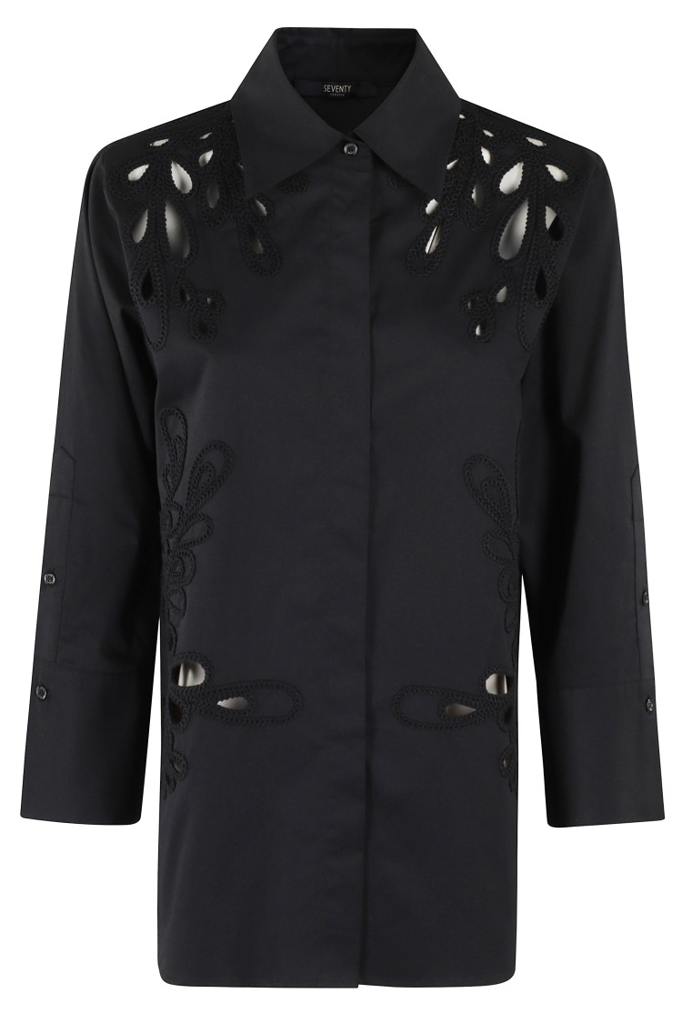 Seventy Long-sleeved Shirt In Black