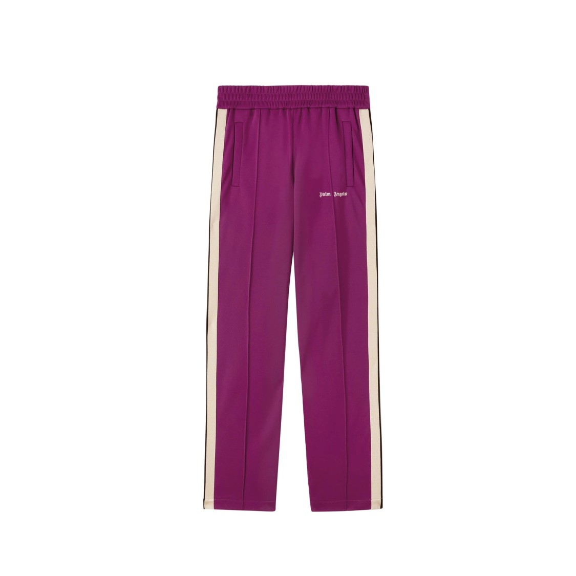 Palm Angels Contrast Band Joggers With Track In In Purple