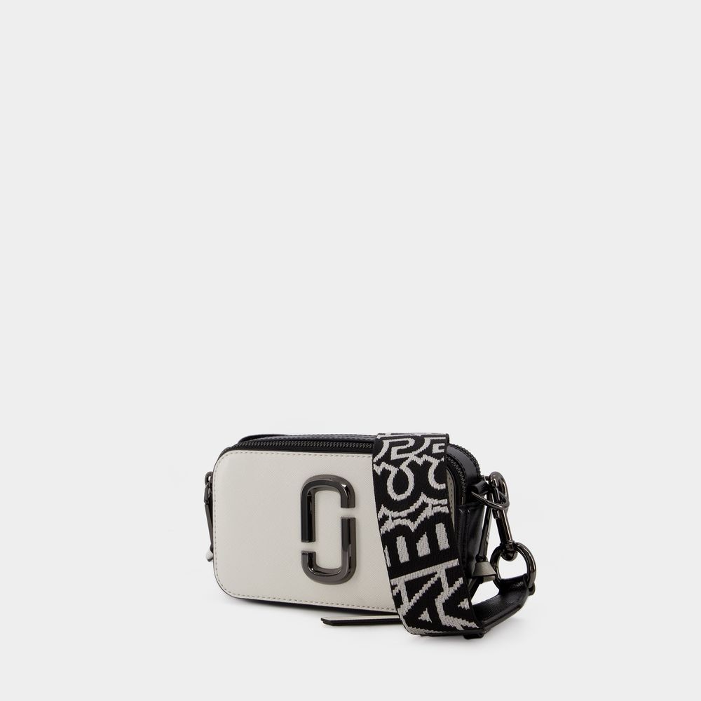 Marc Jacobs The Snapshot Crossbody Bag In Silver