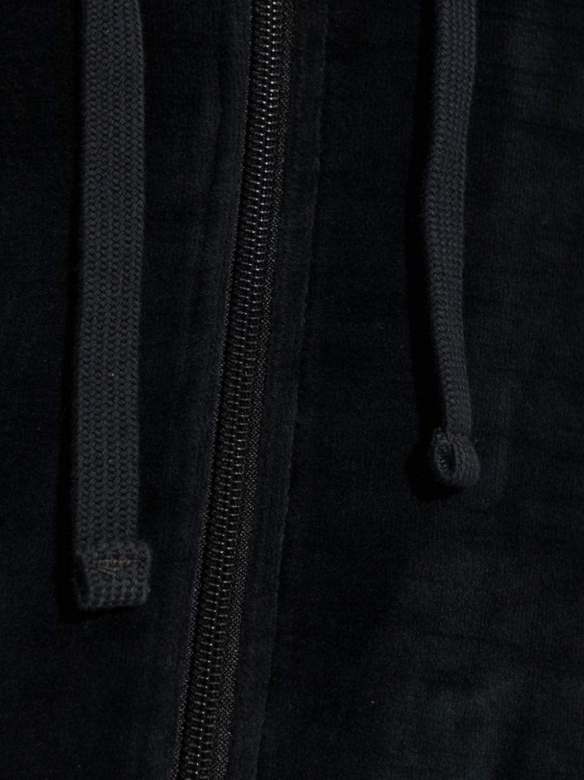 Diesel F-ely-q1 Zipped Hoodie In Black