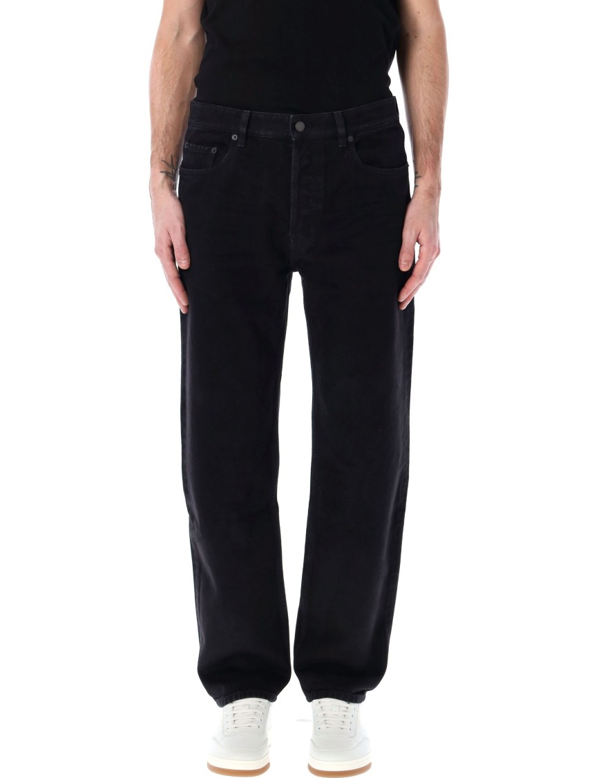 Saint Laurent Aint Baggy Jean Sn34 In Black