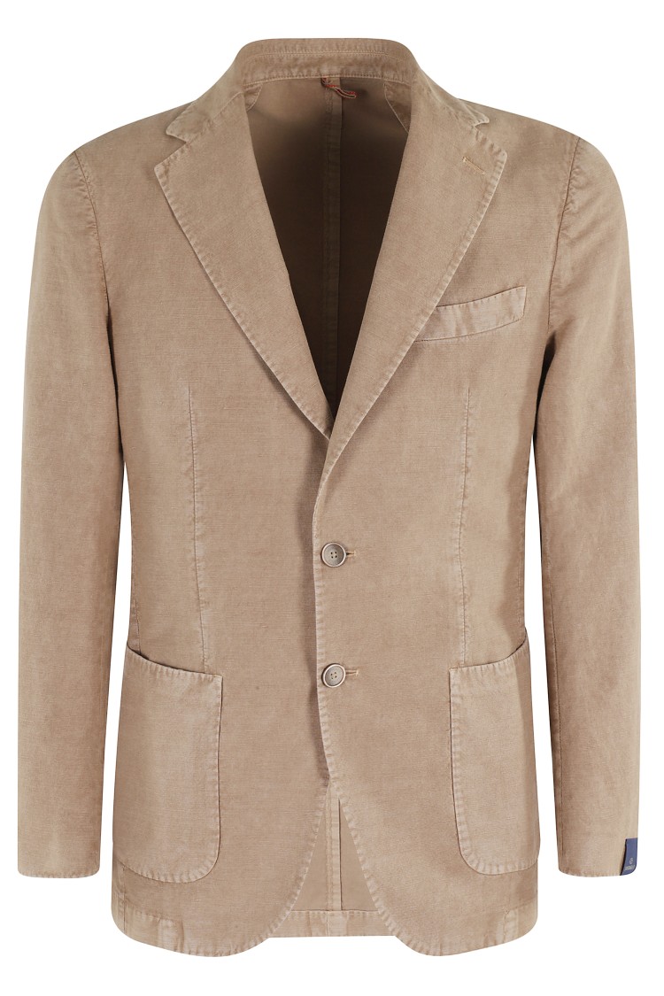 Santaniello Giacca Cotone Icegab Gabardina Doppio Ritorto In Ice Cotton High Twist
