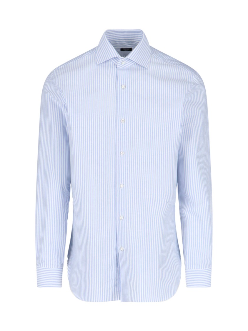 Barba Napoli Striped Cotton Shirt