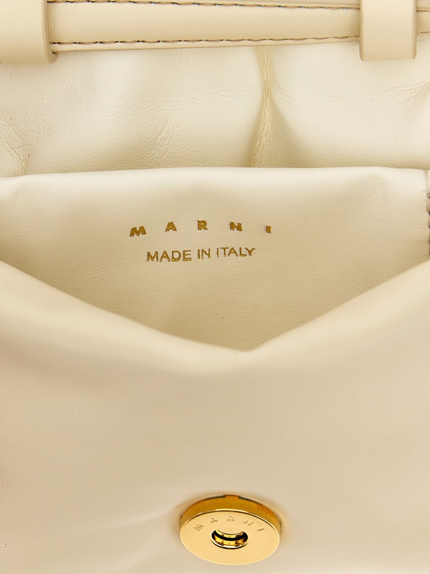 Marni 'prisma Mini' Clutch Bag In Neutral