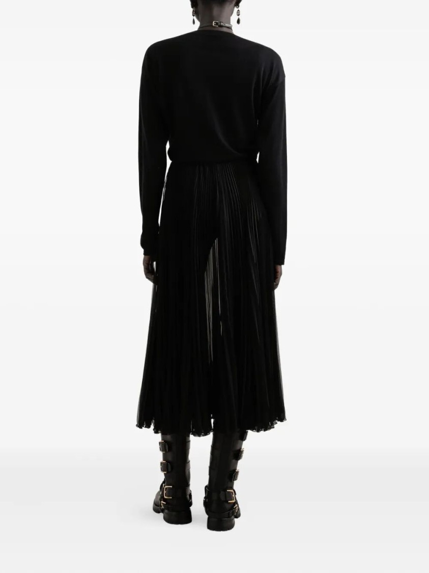 Dolce & Gabbana Cashmere Cardigan Sweaters And Cardigans Black In Black