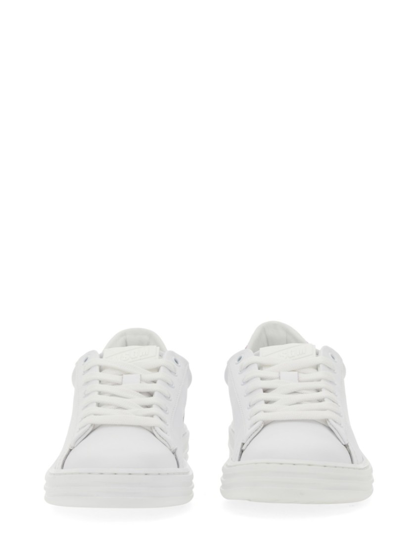 Msgm Iconic Cupsole Sneaker in White | THE LIST