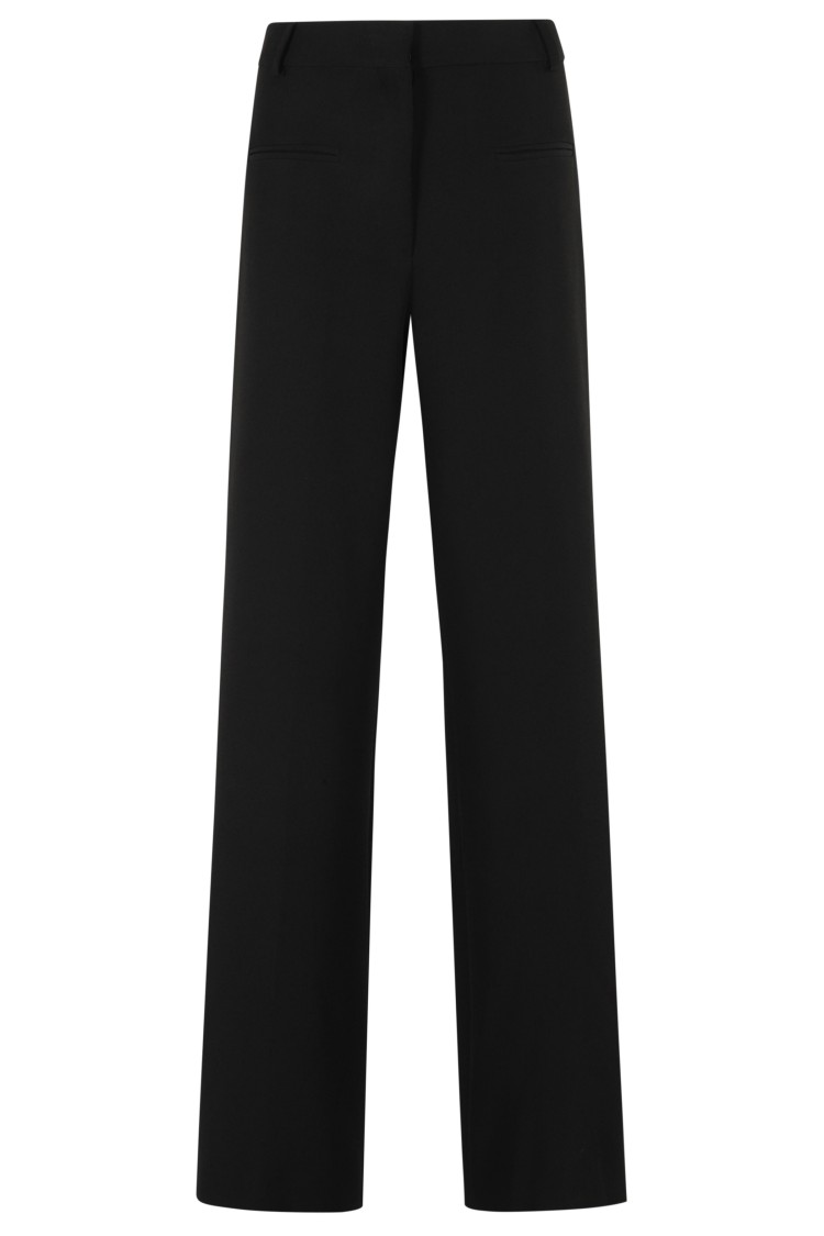Federica Tosi Pantalone Cady Tasche A Filetto In Black