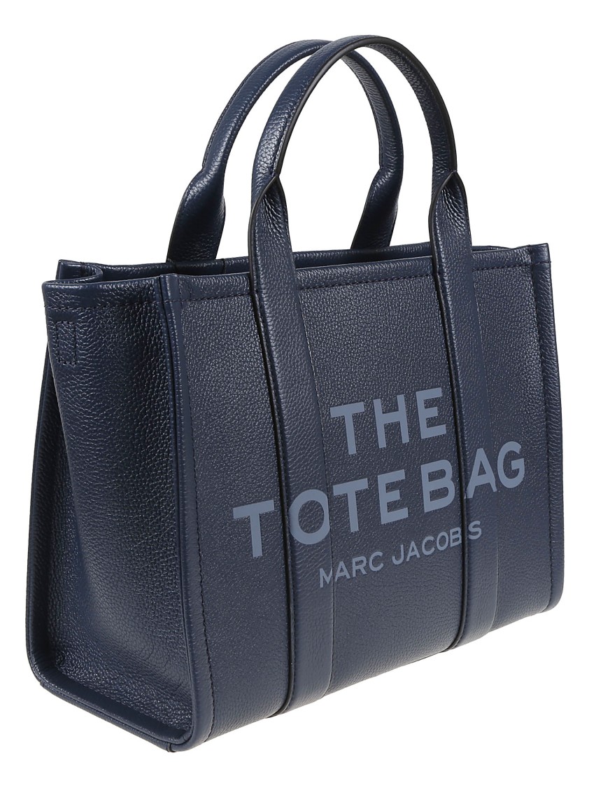 Marc Jacobs Grainy Leather Tote Bag With Engraved Logo