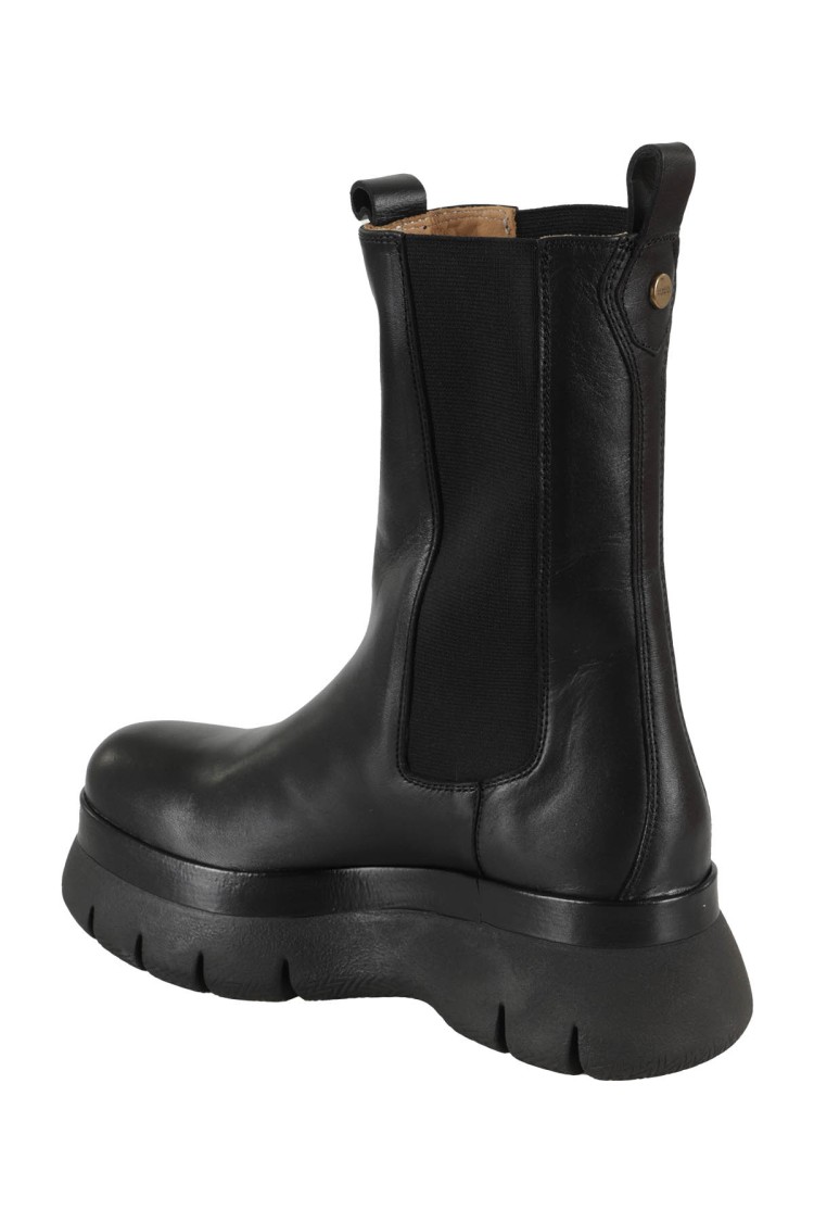 Isabel Marant Mecile Ankle Boots In Black Leather In Black