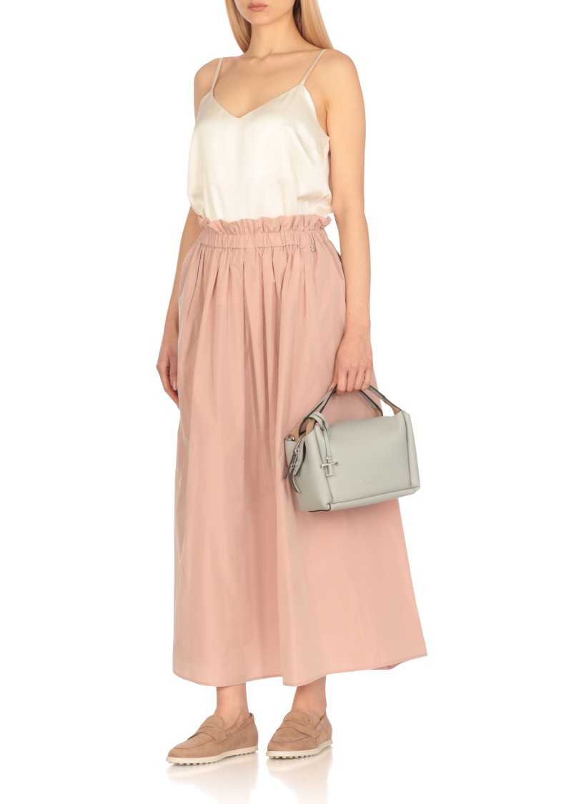Shop Tod's Light Blue Leather Hand Bag