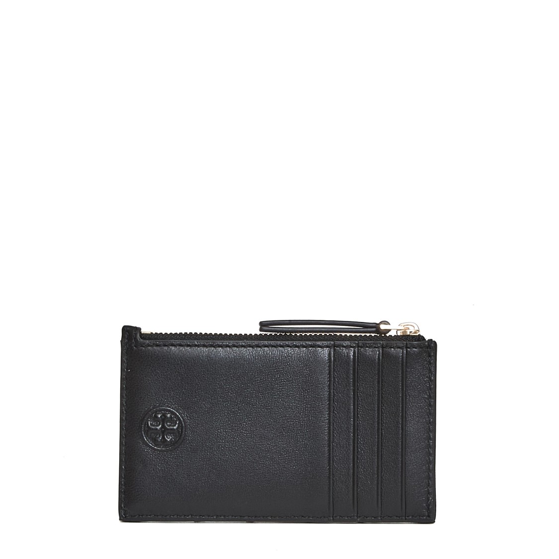 Tory Burch Fleming Cardholder In Black