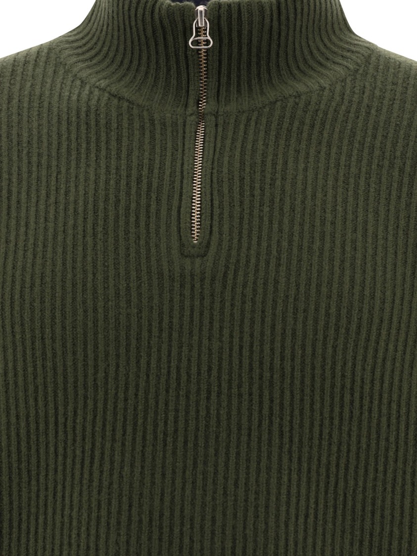 Apc A.p.c. Alex Sweater In Green
