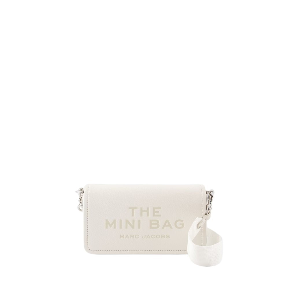 Marc Jacobs The Mini Crossbody - Leather - Beige In White