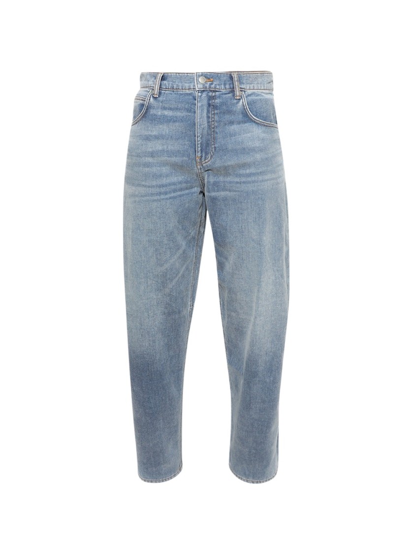 Shop Alexander Wang Brushed Denim Jean Washed Light Blue