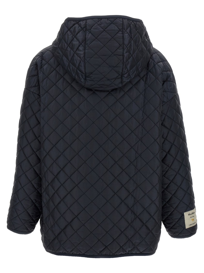 Max Mara 'leo' Reversible Jacket In Black