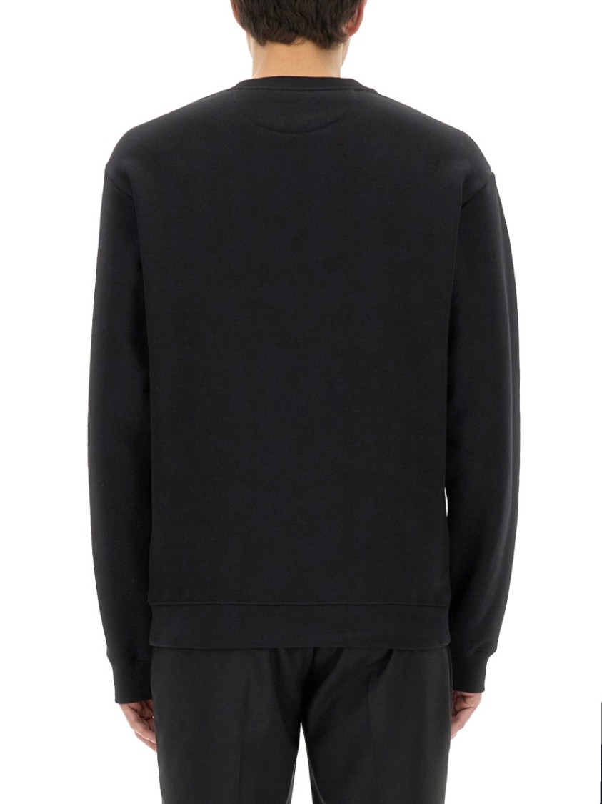 Shop Valentino Cotton Crewneck Sweatshirt With Patch