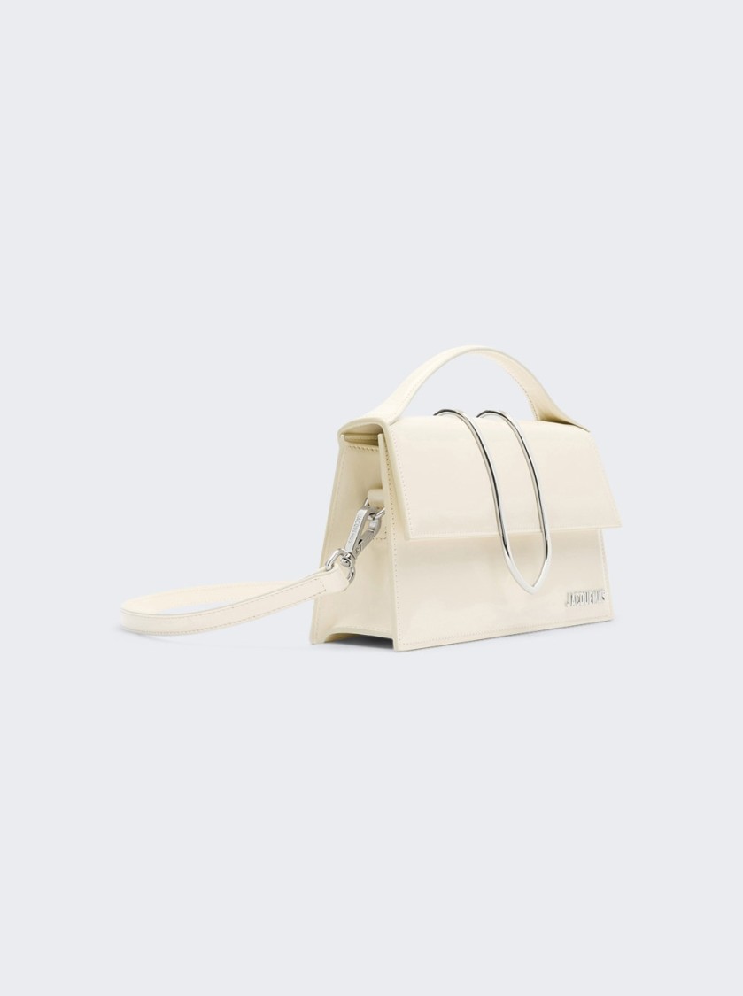 Jacquemus The Large Bambino Bag Light Ivory In Neutrals