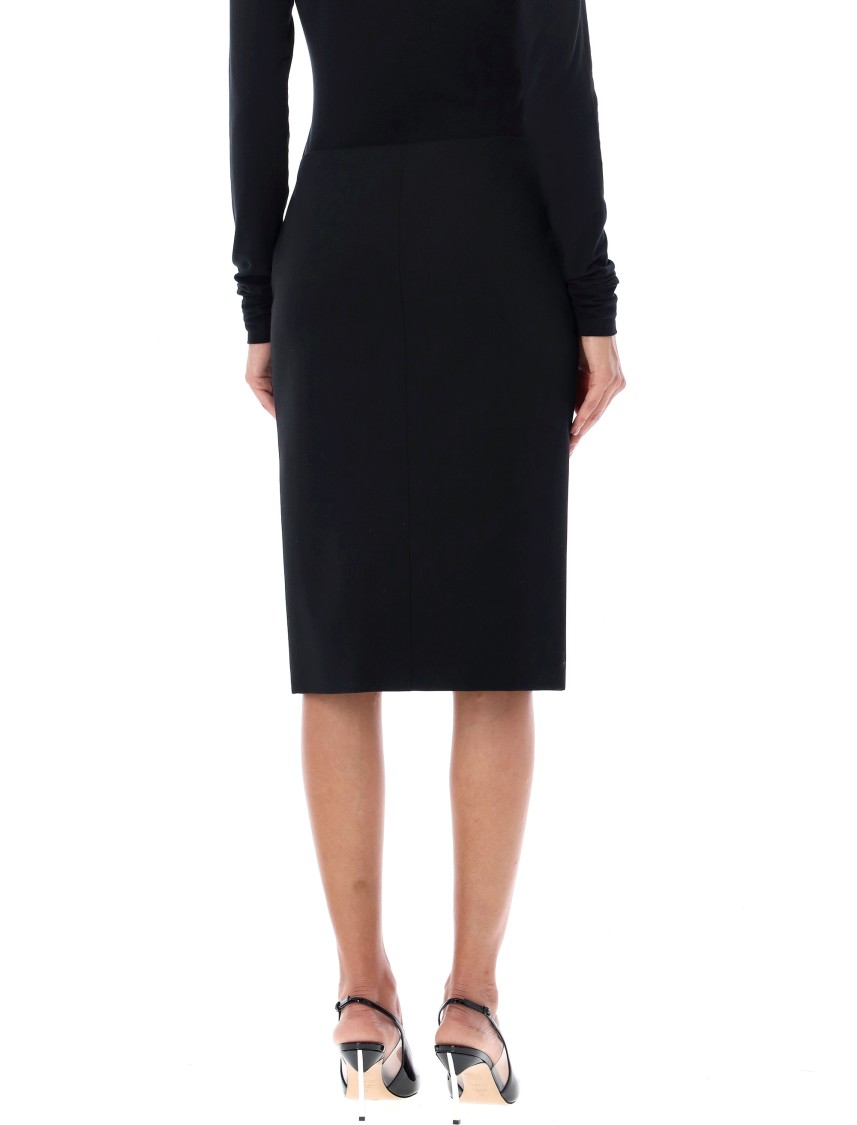 Givenchy Skirt With Open Side In Black