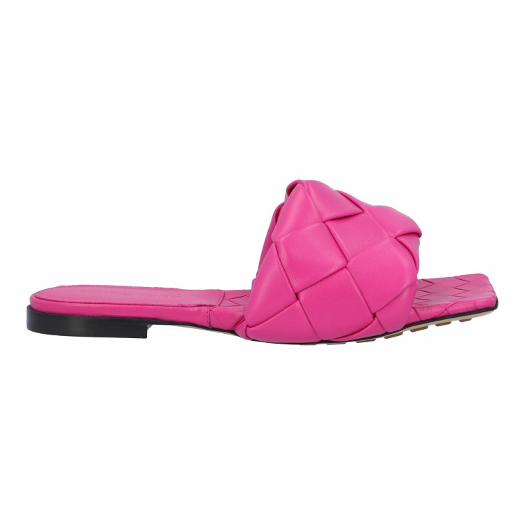 ■BOTTEGA VENETA■ Lido Flat Sandals Pink 608853VBSS05071 60 Bottega Veneta Lido Flat Sandal - Women's 5 – lizsonnenbags