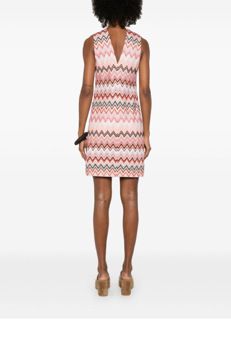 Missoni Women's Sleeveless Short Dress In Multi