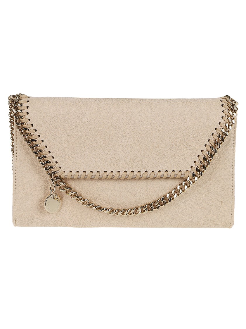 【送料&関税込】Stella McCartney soft Beige Vegan Leather Ba Stella Mccartney Vegan Leather Crossbody Bag With Unique