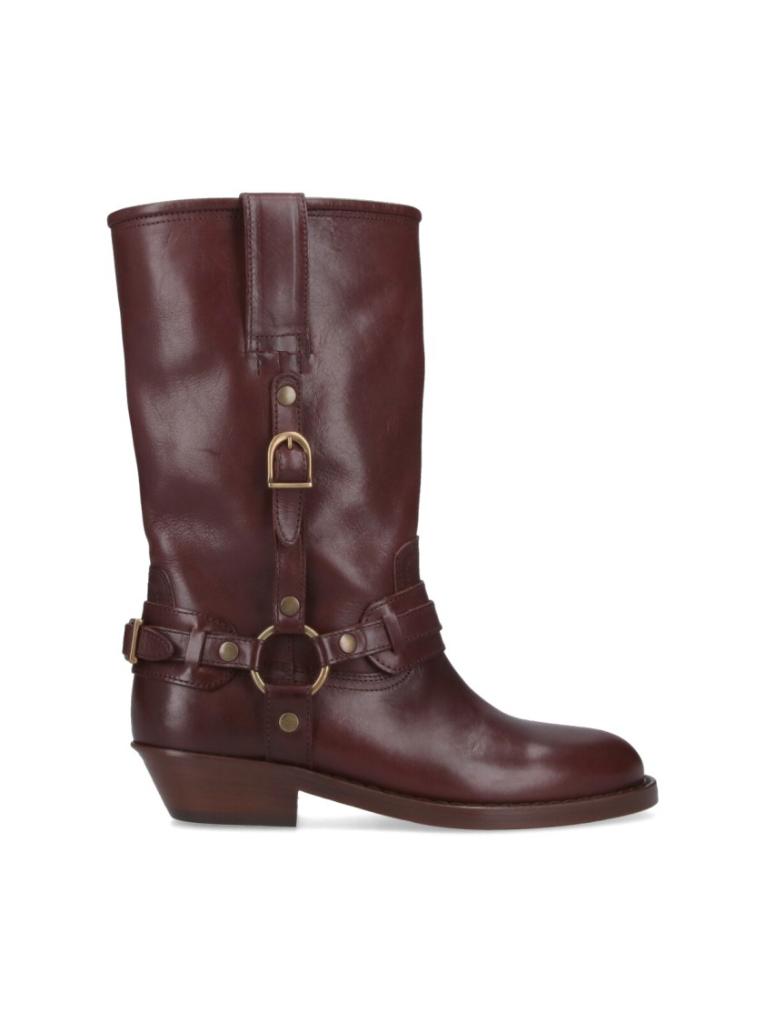 Isabel Marant Brown Heiko Mid-calf Boots