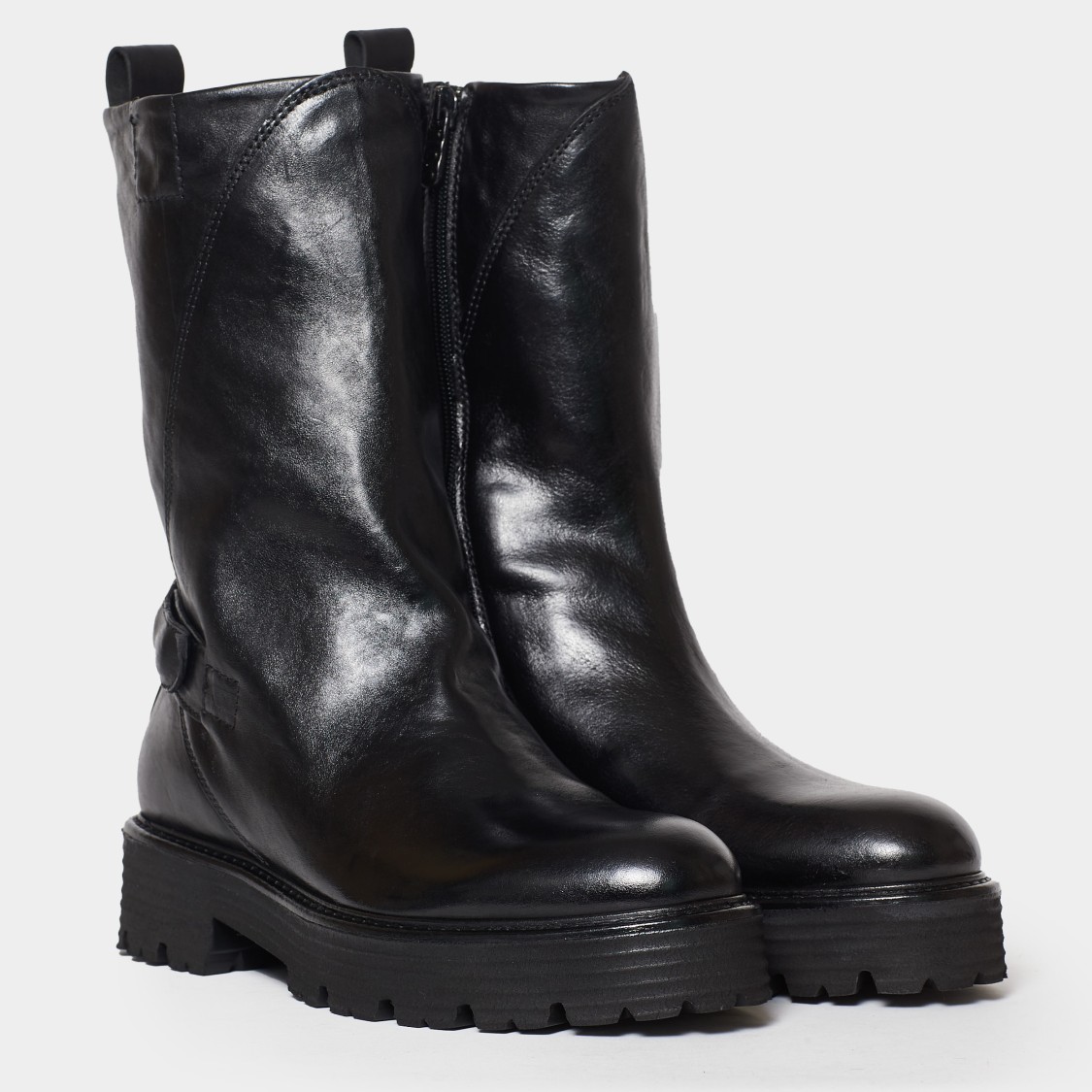Hundred 100 Biker-style Ankle Boots
