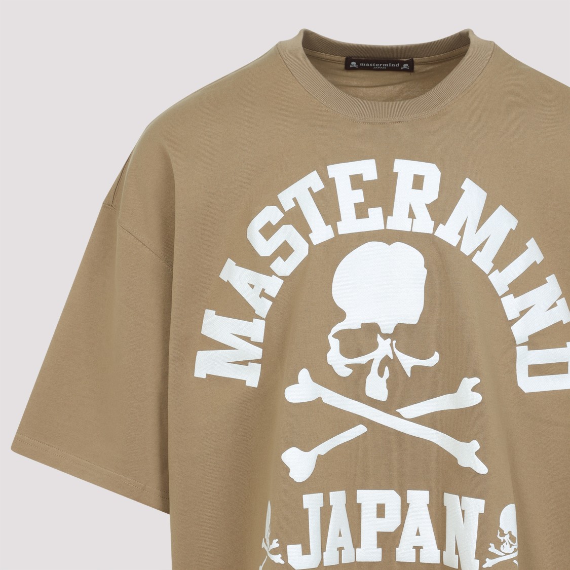 Mastermind Japan Mastermind Oversized Skull Graphic T-shirt In Neutral Cotton In Pink