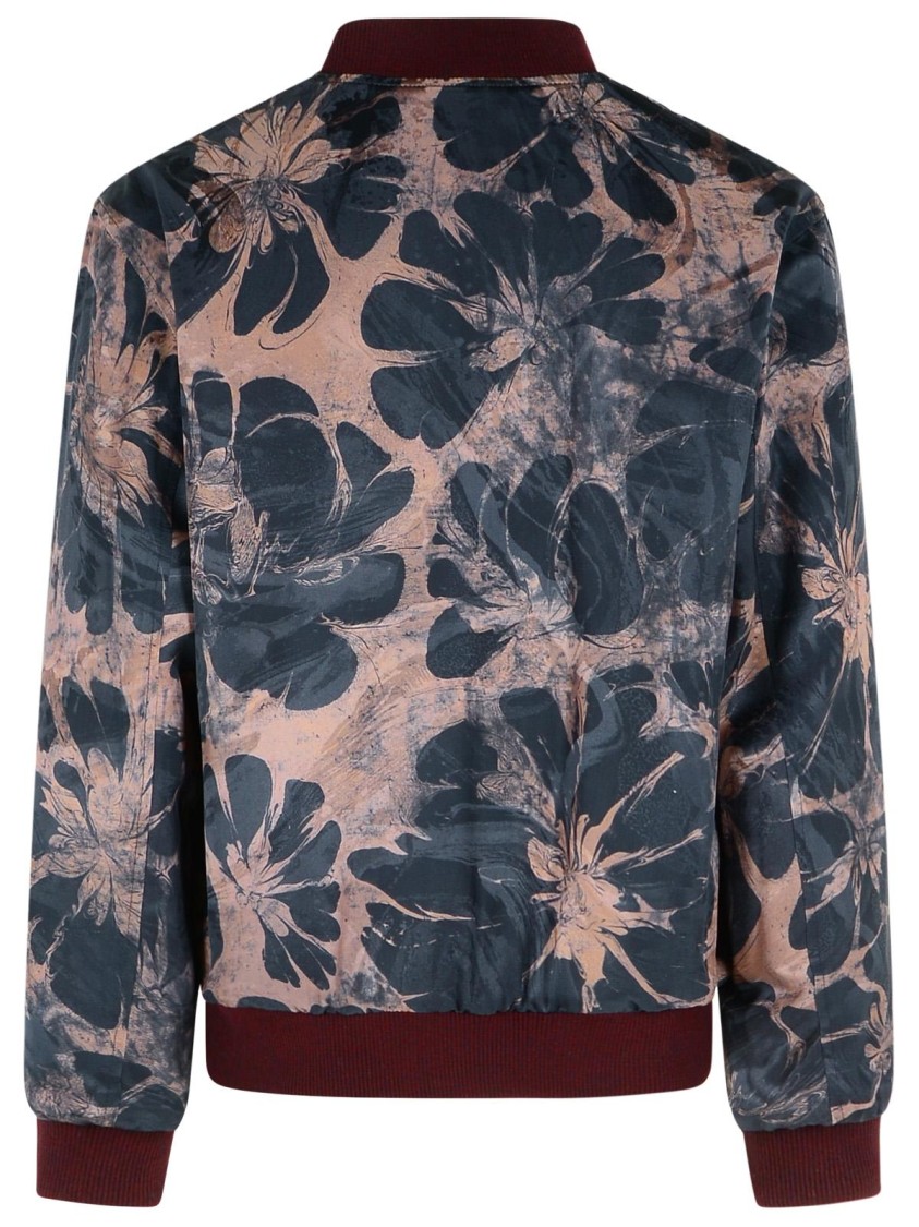 Dries Van Noten Volker Navy Viscose Blend Jacket In Blue