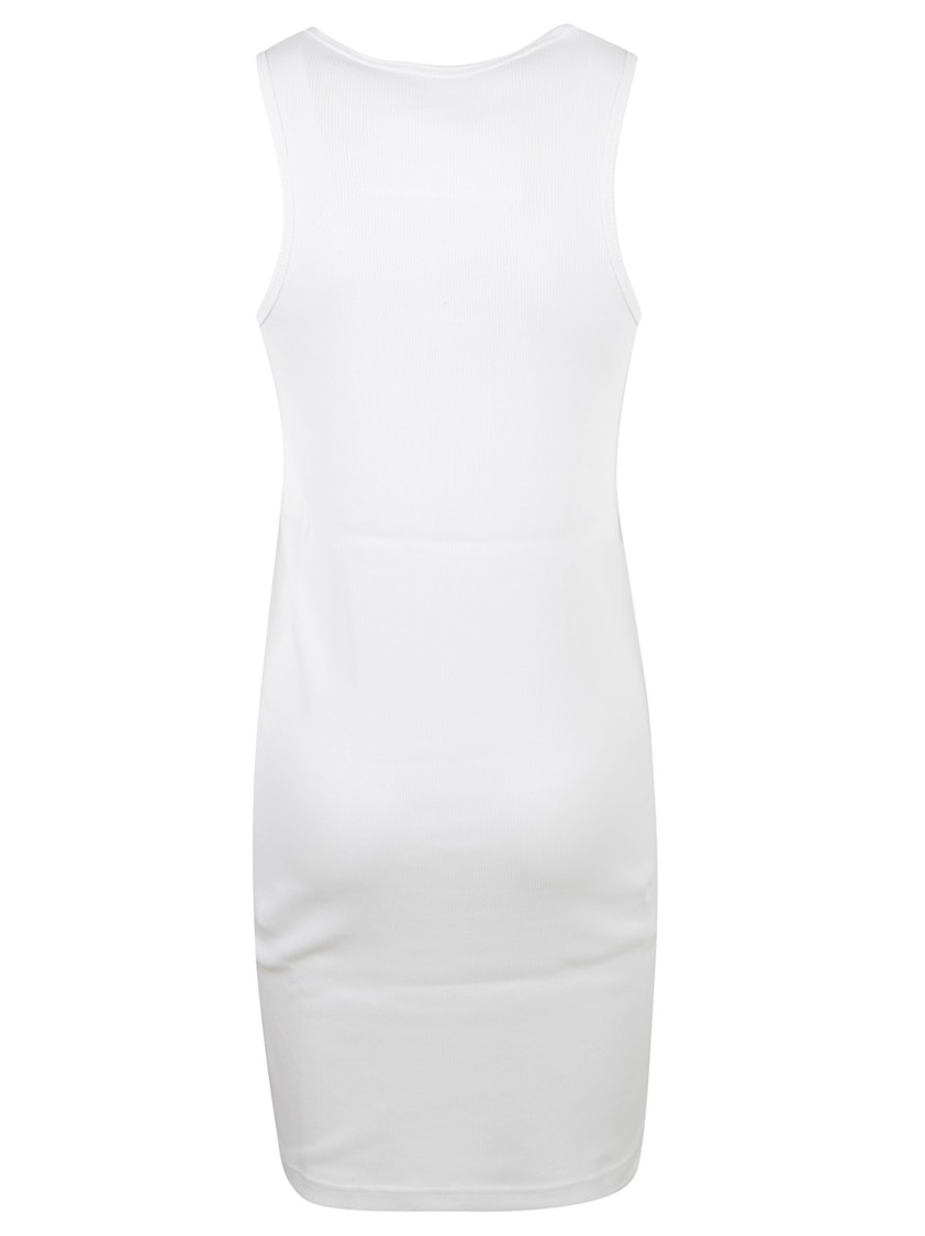 Givenchy Tank Dress In Cotton With 4g Detail In White