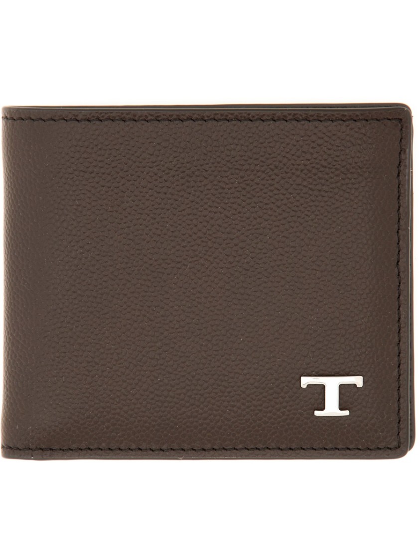 Tod's "t Timeless" Wallet In Gray